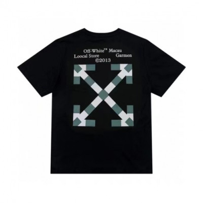 [오프화이트]Off-white 2021 Mm/Wm Printing Logo Crew - neck Cotton Short Sleeved Tshirts - 오프화이트 2021 남/녀 프린팅 로고 코튼 반팔티 Off0719x.Size(s - xl).블랙