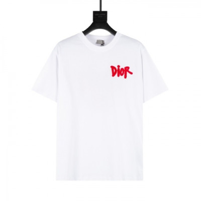 [매장판]Dior 2021 Mm/Wm Casual Crew-neck Short Sleeved Tshirts - 디올 2021 남/녀 캐쥬얼 크루넥 반팔티 Dio01213x.Size(xs - l).화이트