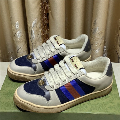 [매장판]Gucci 2021 Women's Leather Sneakers - 구찌 2021 여성용 레더 스니커즈,Size(225-250),GUCS1421,베이지