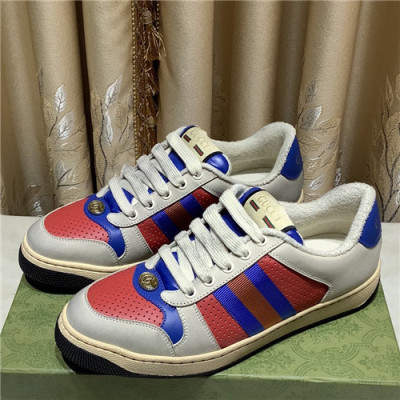 [매장판]Gucci 2021 Women's Leather Sneakers - 구찌 2021 여성용 레더 스니커즈,Size(225-250),GUCS1427,베이지