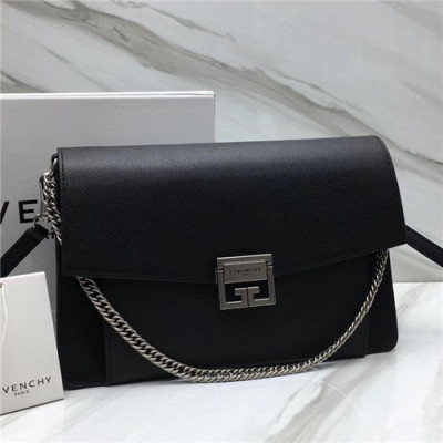 [럭셔리한]Givenchy 2021 Women's Leather Shoulder bag,29cm,GVB0352 - 지방시 2021 여성용 레더 숄더백,29cm,블랙