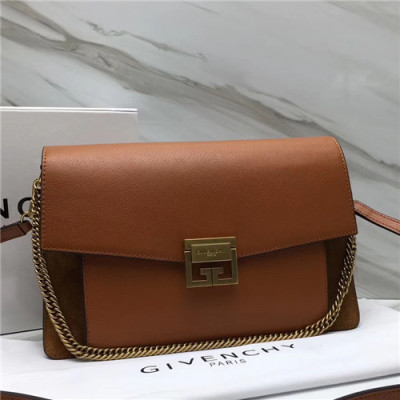 [럭셔리한]Givenchy 2021 Women's Leather Shoulder bag,29cm,GVB0353 - 지방시 2021 여성용 레더 숄더백,29cm,브라운