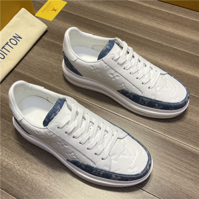 [트랜디]Louis Vuitton 2021 Men's Leathet Sneakers,LOUS1970 - 루이비통 2021 남성용 레더 스니커즈,Size(240-270),화이트