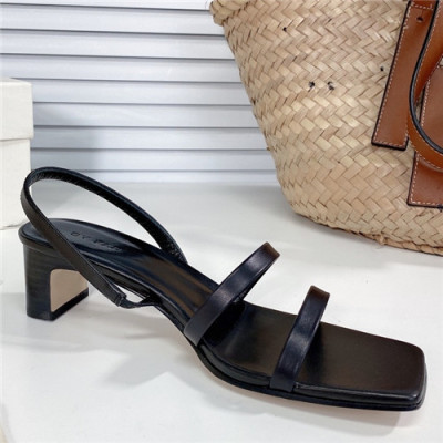 By Far 2021 Women's Leather High Heel Sandal,BYFS0022 - 바이파 2021 여성용 레더 하이힐 샌들,Size(225-250),블랙