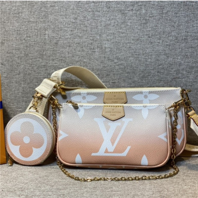 [루이비통]Louis Vuitton 2021 Multi Pochette Accessories Cross Bag,24cm,LOUB2317 - 루이비통 2021 멀티 포쉐트 악세수아 크로스백,24cm,핑크