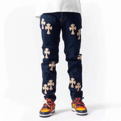 Chrom Hearts 2021 Mens Casual Denim Jeans Blue - 크롬하츠 20201남성 캐쥬얼 데님 청바지 Chr0343x Size(29 - 40) 블루