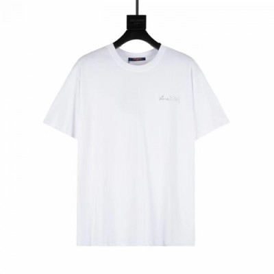 Louis vuitton  Mm/Wm Logo Short Sleeved Tshirts White - 루이비통 2021 남/녀 로고 반팔티 Lou02789x Size(xs - l) 화이트