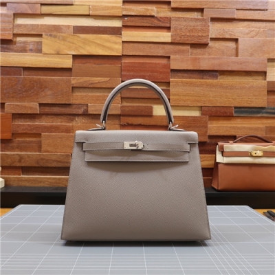 [에르메스]Hermes 2021 Kelly Epsom Tote Bag/Shoulder Bag,25cm,HERB0859 - 에르메스 2021 켈리 앱송 토트백/숄더백,25cm,카키