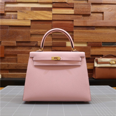 [에르메스]Hermes 2021 Kelly Epsom Tote Bag/Shoulder Bag,25cm,HERB0862 - 에르메스 2021 켈리 앱송 토트백/숄더백,25cm,핑크