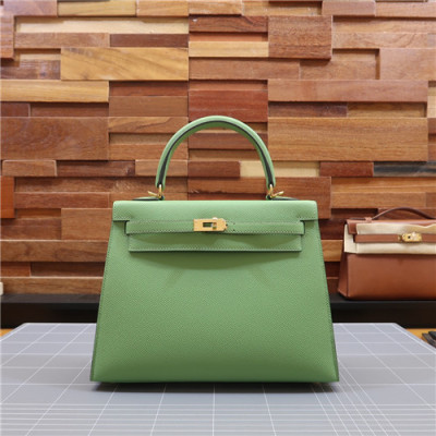 [에르메스]Hermes 2021 Kelly Epsom Tote Bag/Shoulder Bag,25cm,HERB0864 - 에르메스 2021 켈리 앱송 토트백/숄더백,25cm,그린