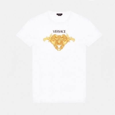 Versace  Mens Logo Short Sleeved Tshirts Black - 베르사체 2021 남성 메두사 반팔티 Ver0829x Size(s - 3xl) 화이트