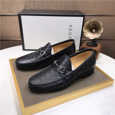 Gucci 2021 Men's Leather Loafer,GUCS1464 - 구찌 2021 남성용 레더 로퍼,Size(240-270),블랙