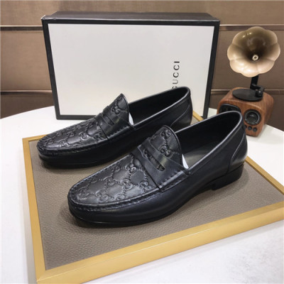 Gucci 2021 Men's Leather Loafer,GUCS1469 - 구찌 2021 남성용 레더 로퍼,Size(240-270),블랙