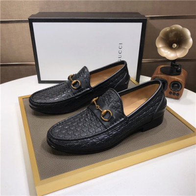 Gucci 2021 Men's Leather Loafer,GUCS1472 - 구찌 2021 남성용 레더 로퍼,Size(240-270),블랙