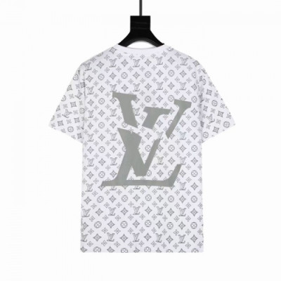 Louis vuitton  Mm/Wm Logo Short Sleeved Tshirts White - 루이비통 2021 남/녀 로고 반팔티 Lou02868x Size(xs - l) 화이트