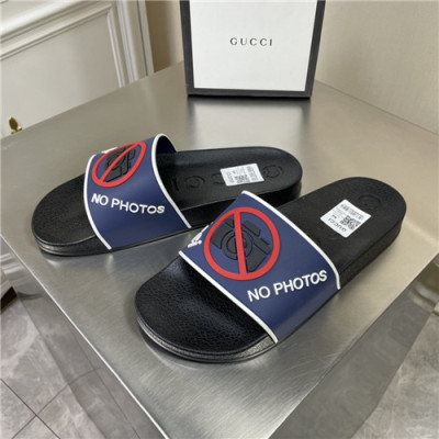 Gucci 2021 Men's TPU Slipper,GUCS1495 - 구찌 2021 남성용 TPU 슬리퍼,Size(240-270),네이비