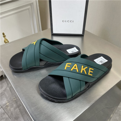 Gucci 2021 Men's TPU Slipper,GUCS1511 - 구찌 2021 남성용 TPU 슬리퍼,Size(240-270),그린