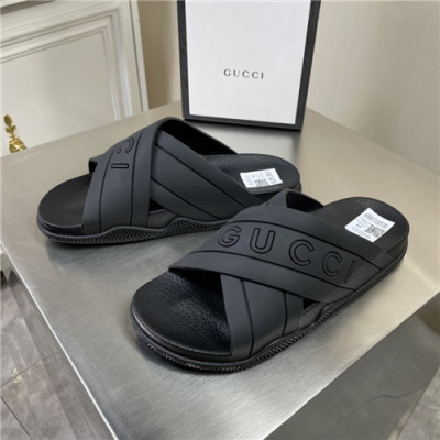 Gucci 2021 Men's TPU Slipper,GUCS1518 - 구찌 2021 남성용 TPU 슬리퍼,Size(240-270),블랙