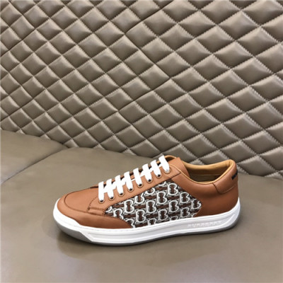 Burberry 2021 Men's Leather Sneakers,BURS0175 - 버버리 2021 남성용 레더 스니커즈,Size(240-270),오렌지