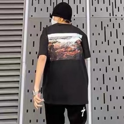 Fear of god  Mm/Wm Minimal Cotton Short Sleeved Tshirts Black - 피어오브갓 2021 남/녀 미니멀 코튼 반팔티 Fea0279x Size(s - xl) 블랙