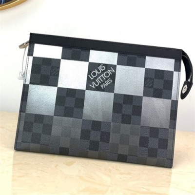 [루이비통]Louis Vuitton 2021 Men's Leather Pouch,27cm,M60412,LOUB2366 - 루이비통 2021 남성용 레더 파우치,27cm,화이트