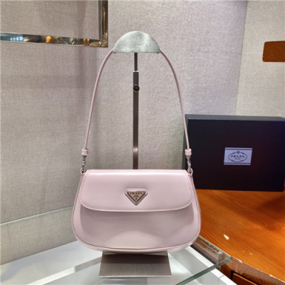 [유니크한]Prada 2021 Women's Leather Hobo Bag,23cm,1BD311,PRAB0425 - 프라다 2021 여성용 레더 호보백,23cm,핑크