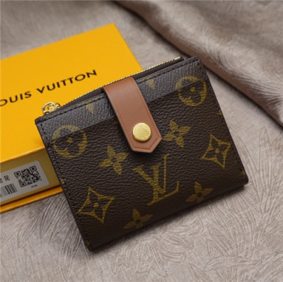 Louis Vuitton 2021 Men's Leather Wallet,11cm,M60451,LOUWT0502 - 루이비통 2021 남성용 레더 반지갑,11cm,브라운