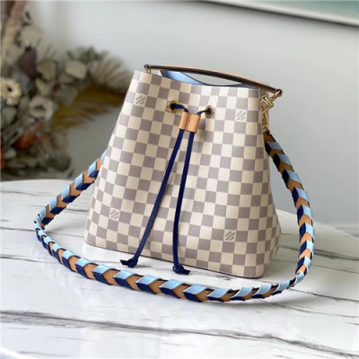 [유니크한]Louis Vuitton 2021 Women's Leather Bucket Cross Bag,26cm,N50042,LOUB2397 - 루이비통 2021 여성용 레더 버켓 크로스백,26cm,베이지