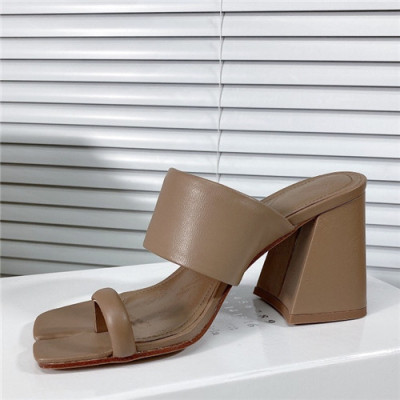 Maison Margiela 2021 Women's Leather High Heel Sandal,MMS0082 - 메종 마르지엘라 2021 여성용 레더 하이힐 샌들,Size(225-250),카키