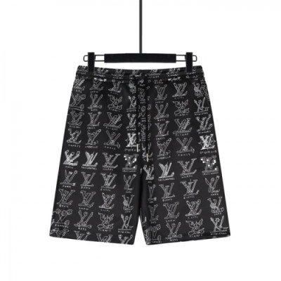 Louis vuitton  Mens Casual Half Pants Black - 루이비통 2021 남성 캐쥬얼 반바지 Lou02937x Size(xs - l) 블랙