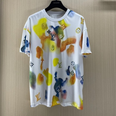 Louis vuitton  Mm/Wm Logo Short Sleeved Tshirts White - 루이비통 2021 남/녀 로고 반팔티 Lou02944x Size(s - 2xl) 화이트