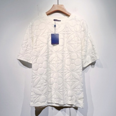 Louis vuitton  Mm/Wm Logo Short Sleeved Tshirts White - 루이비통 2021 남/녀 로고 반팔티 Lou02949x Size(s - 2xl) 화이트