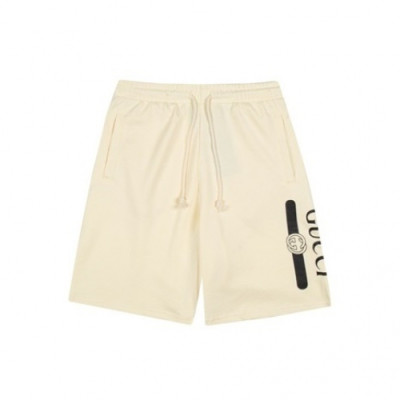 Gucci  Mens Initial Logo Vintage Casual Half Pants Ivory - 구찌 2021 남성 이니셜 로고 빈티지 캐쥬얼 반바지 Guc03791x Size(xs - l) 아이보리