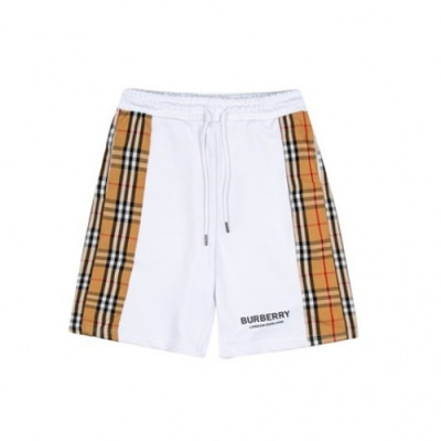 Burberry  Mens Vintage Casual Training Half Pants - 버버리 2021 남성 빈티지 트레이닝 반바지 Bur03995x.Size(xs - l) 화이트