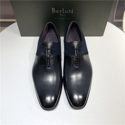 Berluti 2021 Men's Leather Oxford Shoes,BERTS0268 - 벨루티 2021 남성용 레더 옥스퍼드,Size(240-270),블랙