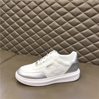 Louis Vuitton 2021 Men's Leather Sneakers,LOUS2117 - 루이비통 2021 남성용 레더 스니커즈,Size(240-270),화이트