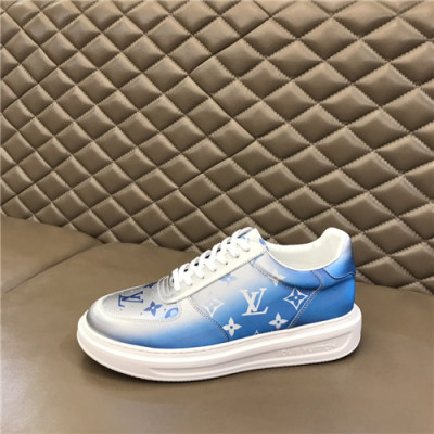 Louis Vuitton 2021 Men's Leather Sneakers,LOUS2119 - 루이비통 2021 남성용 레더 스니커즈,Size(240-270),블루