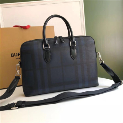 [버버리]Burberry 2021 Men's Leather Business,37cm,BURB0556 - 버버리 2021 남성용 레더 서류가방,37cm,네이비