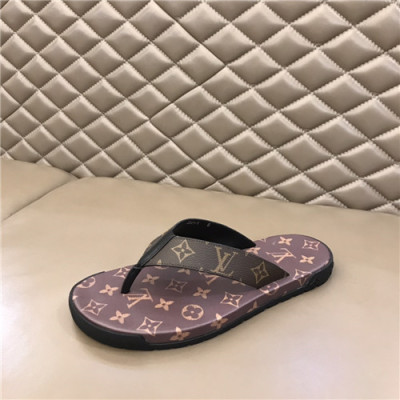 Louis Vuitton 2021  Men's Leather SlipperLOUS2149 - 루이비통 2021  남성용 레더 슬리퍼,Size(240-270),브라운