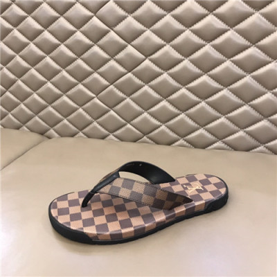 Louis Vuitton 2021  Men's Leather SlipperLOUS2151 - 루이비통 2021  남성용 레더 슬리퍼,Size(240-270),브라운