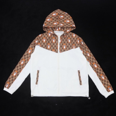 Gucci  Mens Logo Casual Windproof Jackets Brown - 구찌 2021 남성 로고 캐쥬얼 방풍 자켓 Guc03836x Size(m - 2xl) 브라운