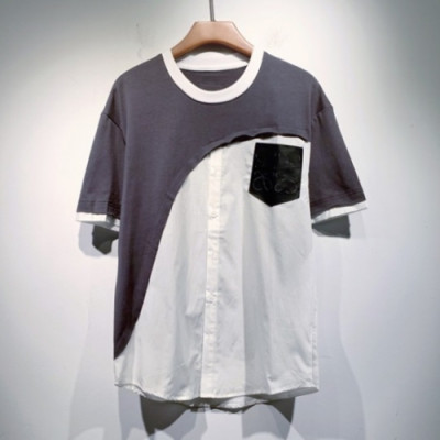 Loewe  Mm/Wm Smile Short Sleeved Tshirts Gray - 로에베 2021 남/녀 스마일 반팔티 Loe0455x Size(m - 3xl) 그레이