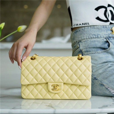 [러블리한]Chanel 2021 Classic Flap Cross Bag,25.5cm,CHAB1705 - 샤넬 2021 클래식 플랩 크로스백,25.5cm,옐로우