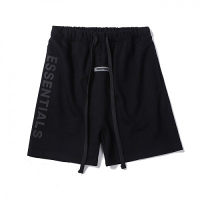 Fear of god  Fog 6th Mens Logo Casual Training Half Pants Black - 피어오브갓 2021 남성 로고 캐쥬얼 트레이닝 반바지 Fea0308x Size(s - xl) 블랙