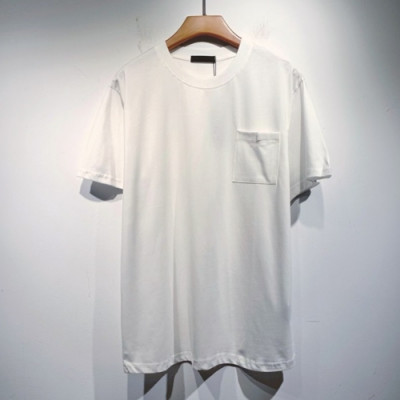 Prada  Mens Basic Logo Short Sleeved Tshirts White - 프라다 2021 남성 베이직 로고 폴로 반팔티 Pra02322x Size(s - 2xl) 화이트