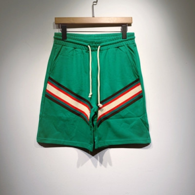 Gucci  Mens Initial Logo Vintage Casual Half Pants Green - 구찌 2021 남성 이니셜 로고 빈티지 캐쥬얼 반바지 Guc03864x Size(s - 2xl) 그린