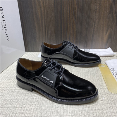 Givenchy 2021 Men's Leather Derby Shoes,GIVS0182 - 지방시 2021 남성용 레더 더비슈즈,Size(240-270),블랙