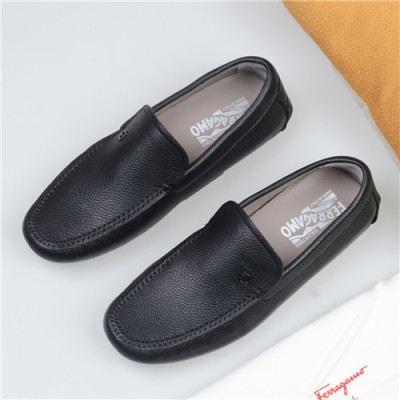 Salvatore Ferragamo 2021 Men's Leather Loafer,FGMS0573 - 페라가모 2021 남성용 레더 로퍼,Size(240-270),블랙