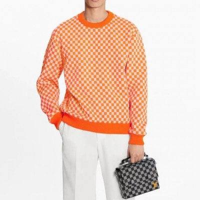 Louis vuitton  Mens Casual Sweaters Orange - 루이비통 2021 남성 캐쥬얼 스웨터 Lou03406x Size(s - 2xl) 오렌지