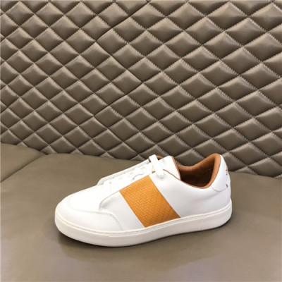 Ermenegildo Zegna 2021 Men's Leather Sneakers,ZEGS0040 - 제냐 2021 남성용 레더 스니커즈,Size(240-270),화이트